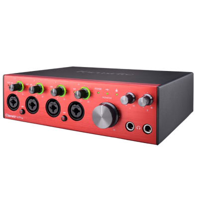 Focusrite Clarett+ 4Pre – Interfaz de Audio USB Profesional