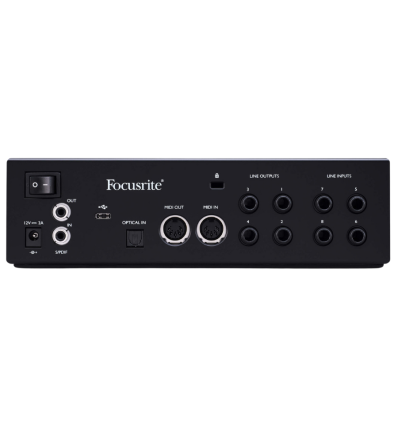Focusrite Clarett+ 4Pre – Interfaz de Audio USB Profesional