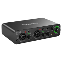 Maono PS22 - Interfaz de audio USB-C profesional 24-bit/192 kHz