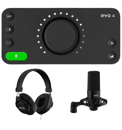 Audient EVO Start Recording Bundle – Pack de grabación completo