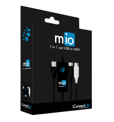 iConnectivity mio – Interfaz MIDI USB 1x1 para Mac y PC