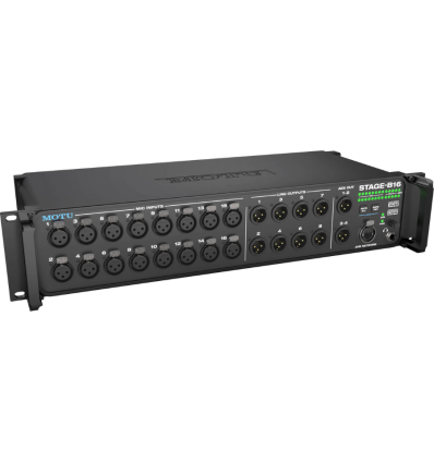 MOTU Stage-B16 – Interfaz de audio y caja de escenario profesional