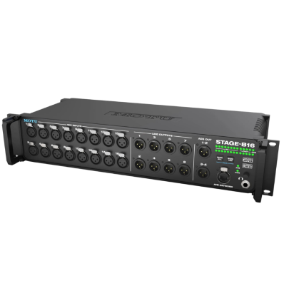 MOTU Stage-B16 – Interfaz de audio y caja de escenario profesional