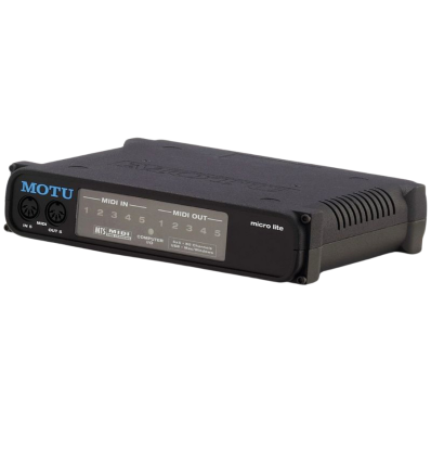 MOTU Micro Lite – Interfaz MIDI USB 5x5 Profesional