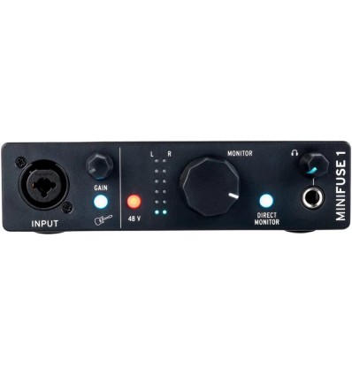 Arturia MiniFuse 1 Black - Interfaz de Audio USB Compacta