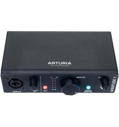Arturia MiniFuse 1 Black - Interfaz de Audio USB Compacta