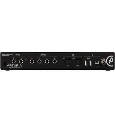 Arturia MiniFuse 4 Black - Interfaz de Audio USB 4x4 Profesional