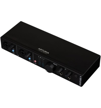 Arturia MiniFuse 4 Black - Interfaz de Audio USB 4x4 Profesional