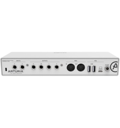 Arturia MiniFuse 4 Black - Interfaz de Audio USB 4x4 Profesional