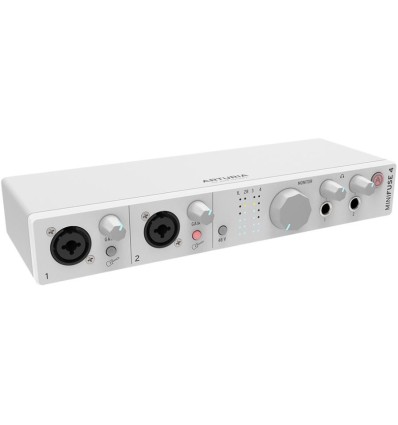 Arturia MiniFuse 4 Black - Interfaz de Audio USB 4x4 Profesional
