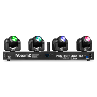 BeamZ Panther Quatro - Barra de iluminación LED con 4 cabezas móviles
