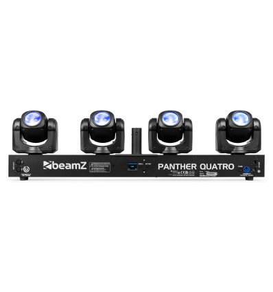 BeamZ Panther Quatro - Barra de iluminación LED con 4 cabezas móviles