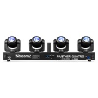 BeamZ Panther Quatro - Barra de iluminación LED con 4 cabezas móviles