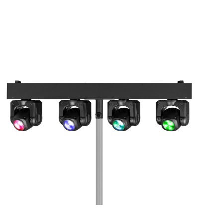 BeamZ Panther Quatro - Barra de iluminación LED con 4 cabezas móviles