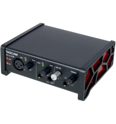 TASCAM US-1x2HR - Interfaz de Audio USB de Alta Resolución