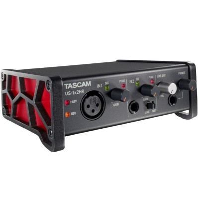 TASCAM US-1x2HR - Interfaz de Audio USB de Alta Resolución