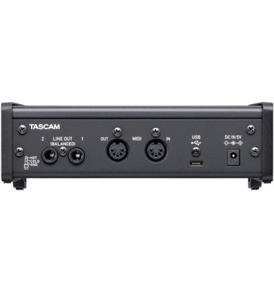 TASCAM US-2x2HR - Interfaz de Audio/MIDI USB de Alta Resolución