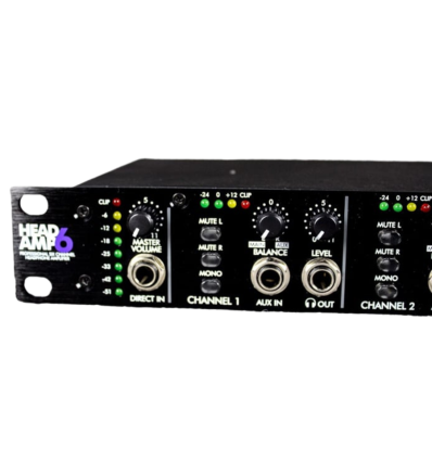 ART HeadAmp6 | Amplificador de Auriculares de 6 Canales