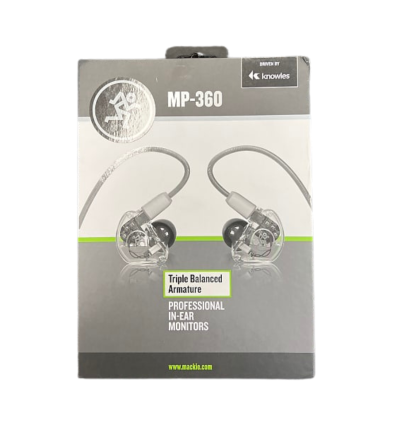 Mackie MP-360 | Monitores In-Ear Profesionales de Triple Armadura Bala