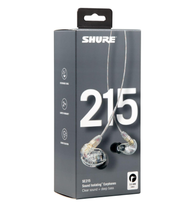 Shure SE215-CL | Auriculares In-Ear Profesionales con Aislamiento