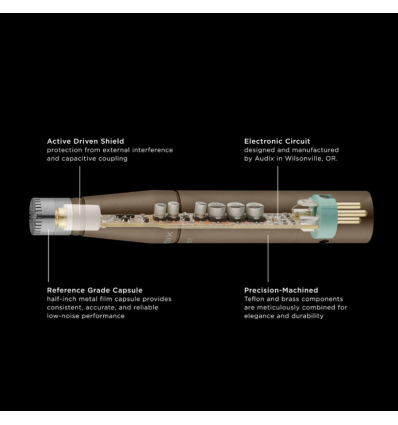 Audix A127 - Micrófono omnidireccional de condensador de referencia