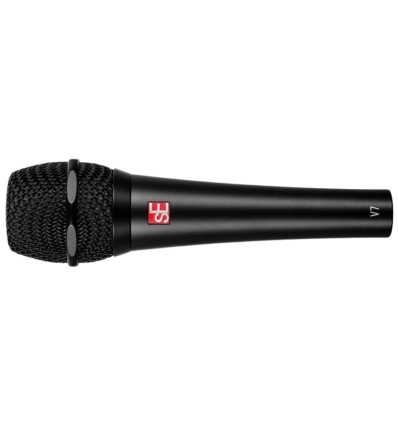 sE Electronics V7 BLACK - Micrófono dinámico supercardioide para voces