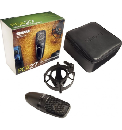 Shure PGA27 – Micrófono de condensador profesional de diafragma