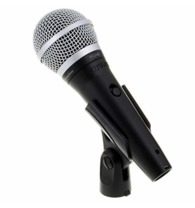 Shure PGA48-XLR-E – Micrófono dinámico cardioide para voz y karaoke
