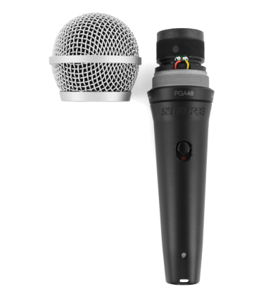 Shure PGA48-XLR-E – Micrófono dinámico cardioide para voz y karaoke