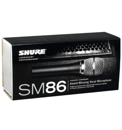 Shure SM86 – Micrófono de condensador cardioide para voces profesional