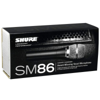 Shure SM86 – Micrófono de condensador cardioide para voces profesional