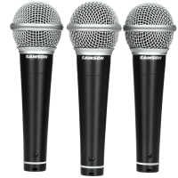 Samson R21 3-Pack – Pack de 3 micrófonos dinámicos profesionales Samson R21 3-Pack – Pack de 3 micrófonos dinámicos profesionales