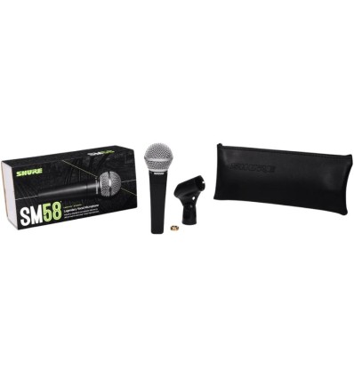 Micrófono dinámico Shure SM58-LCE – Estándar en calidad vocal