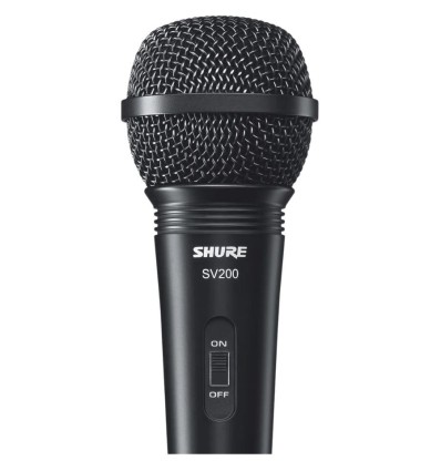 Micrófono dinámico Shure SV200 – Calidad y versatilidad para voces