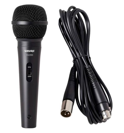 Micrófono dinámico Shure SV200 – Calidad y versatilidad para voces