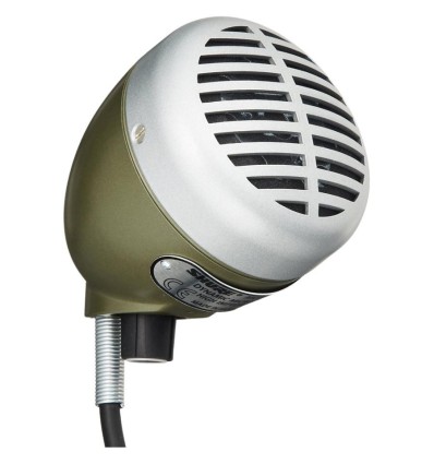 Micrófono Shure 520DX "Green Bullet" – Sonido clásico para armónica.