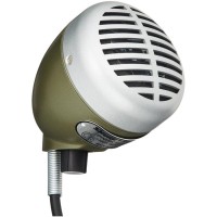 Micrófono Shure 520DX "Green Bullet" – Sonido clásico para armónica.