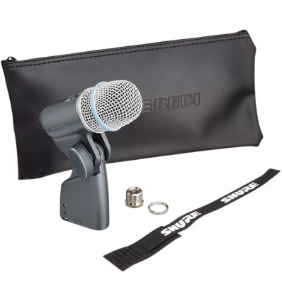 Micrófono Shure Beta 56A – Precisión para percusión