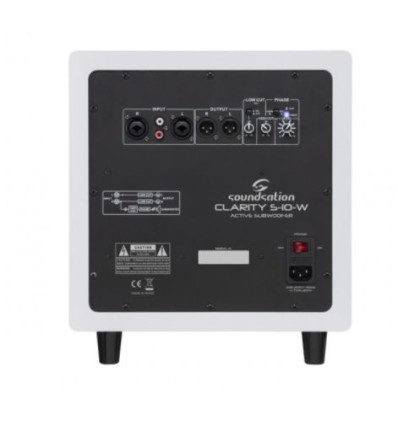 SOUNDSATION CLARITY S-10 WHITE - Subwoofer activo de 10" y 350W