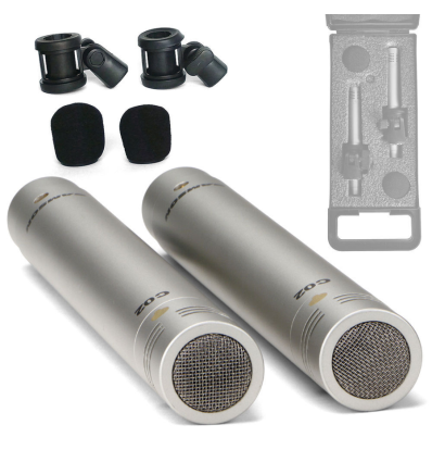 Micrófono de condensador Samson C02 - Calidad profesional para estudio