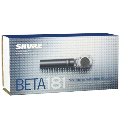 Shure Beta 181/S - Micrófono de condensador supercardioide compacto
