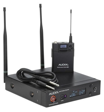 Sistema inalámbrico Audix AP41-BP con transmisor de petaca B60