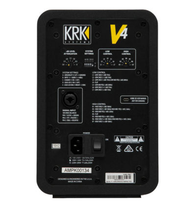 KRK V4 S4 - Monitor de estudio de 4" con Kevlar y DSP