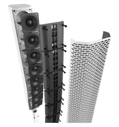Electro-Voice EVOLVE50M-KW - Sistema de columna portátil blanco 1000W