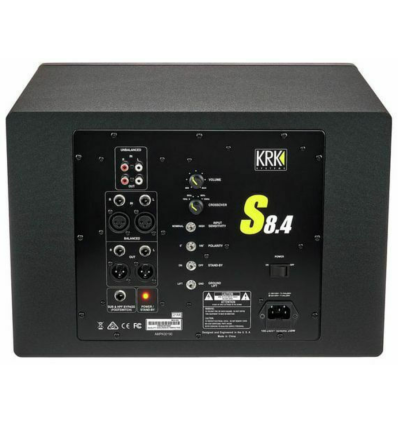 Subwoofer KRK S8.4 8" 109W - Graves Precisos para Estudio