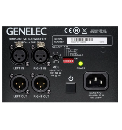 Genelec 7040 APM - Subwoofer Activo Compacto de 6.5" para Monitores de