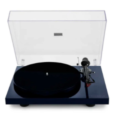 Triangle Lunar 3 Azul - Tocadiscos Manual Hi-Fi con Cápsula Ortofon 2M