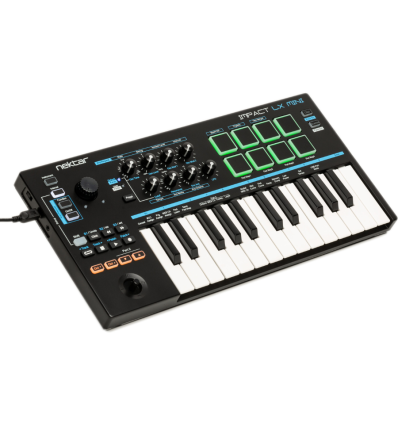Nektar Impact LX Mini - Controlador MIDI USB portátil de 25 teclas