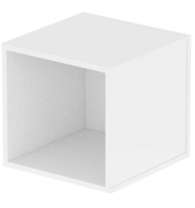 Caja vinilos Glorious Record Box White 110 blanca MDF