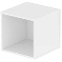 Caja vinilos Glorious Record Box White 110 blanca MDF